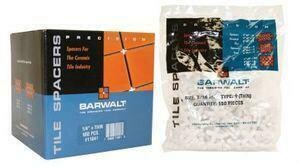 Barwalt Precision Tile Spacers 10010 - 3-32 Inch + Reg Bag - 250 Pieces