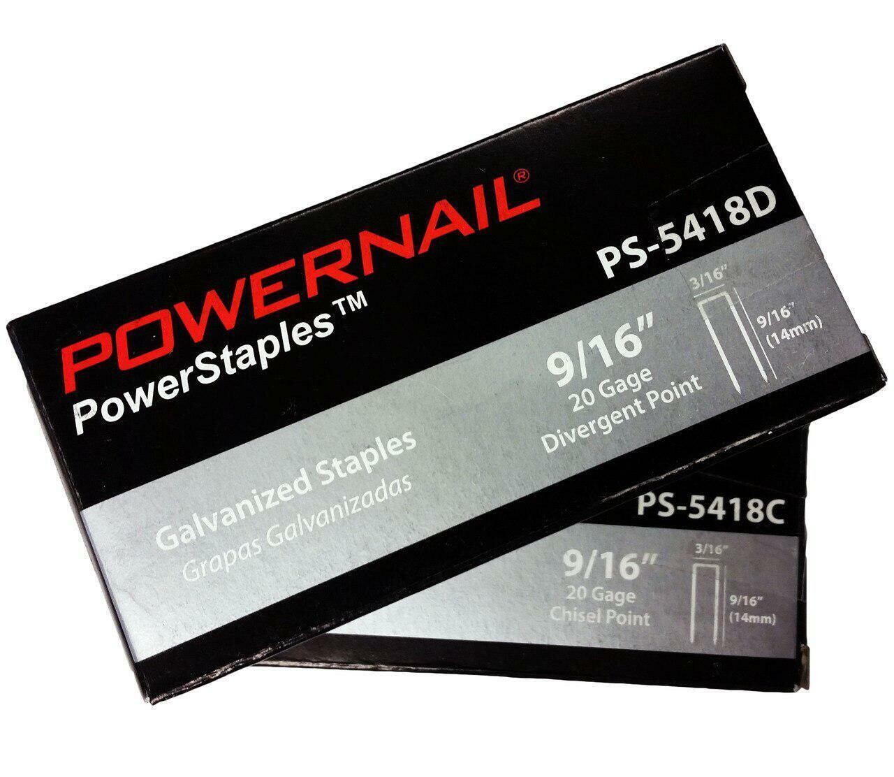 Powernail PSA1110C 3-8" Chisel Point Staples (5,000-box )