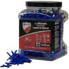 RTC Products SPC116JAR 1000 Piece 0.06 in. Ultimate X Leave in Tile Spacer