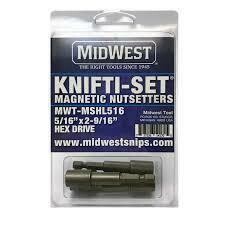 Midwest Snips MWT-MSHL516 5-16 x 2-9-16" Hex Driver Bit (4 each)