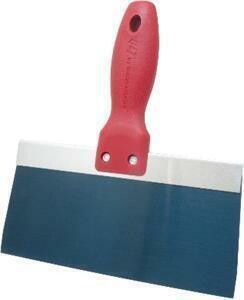 Marshalltown 18720 8" Blue Steel Taping Knife with Plastic Handle
