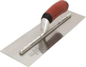 Marshalltown MXS2SSD 11 1-2 X 4 1-2 Stainless Steel Finishing Trowel Curved DuraSoft Handle