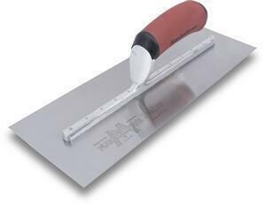 Marshalltown MXS73SSD 14 X 4 3-4 Stainless Steel Finishing Trowel Curved Dura Soft Handle