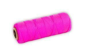 Marshalltown ML581 Twisted Nylon Mason's Line 500' Fl Pink, Size 18 6" Core