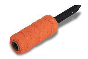 Marshalltown SLW66FO Refillable Stake Line Winder with 500' #18 Fl Orange Twisted Line