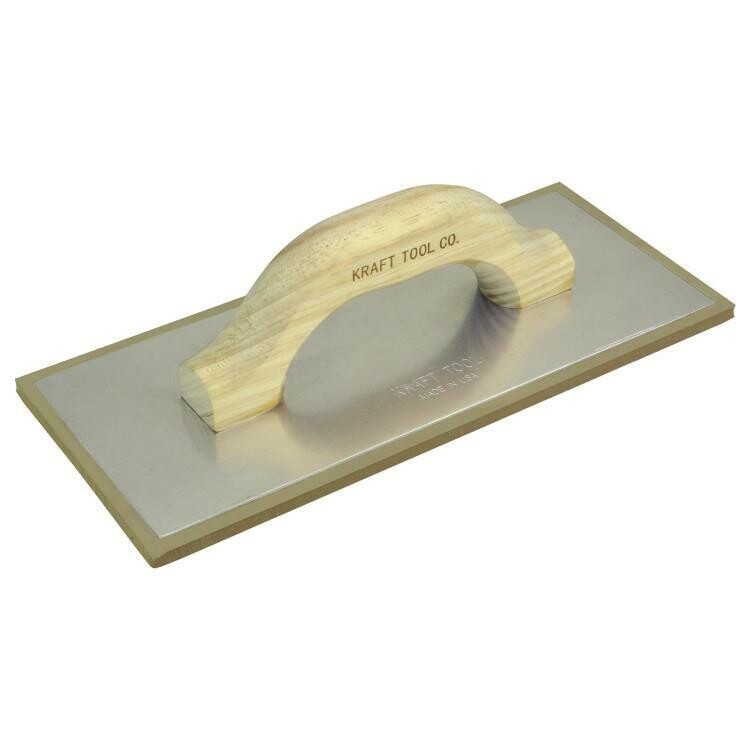 Kraft ST128 11-1-2"x 5" Non-Porous Grout Float with Wood Handle