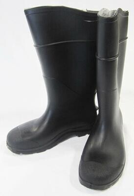 Marshalltown 14076 Black Plain Toe Boots-Over the Foot-Size 8