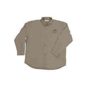 Marshalltown 17323 Khaki Long Sleeve Dress Shirt-XXL