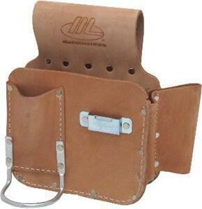 Marshalltown 18967 Misc. 2 Pocket, 3 Tool Left Hand Leather Tool Pouch