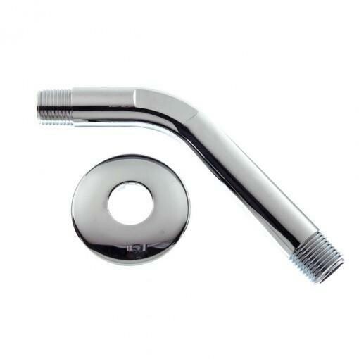 6 in. Shower Arm With Flange in Chrome. Fits 1/2 in. IPS connection