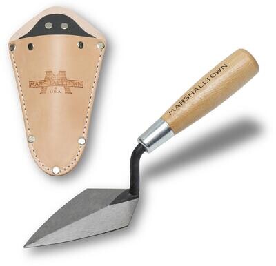 Marshalltown 11121 Archaeology Trowel - 4 1-2" Pointing with Holster