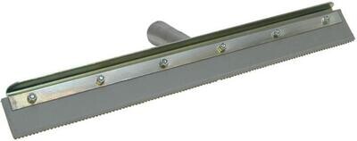 Marshalltown 16843 Concrete 24" Straight Notched Squeegee Complete with Frame;1-4" Notch