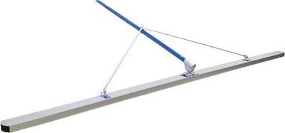 Marshalltown 14978 Concrete Magnesium Round End Check Rod 2 X 5 X 10'with 3 each 6' PB Swaged Poles and T91 Bracket