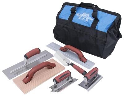 Marshalltown 16205 Concrete Tool Kit with 20" Nylon Tool Bag