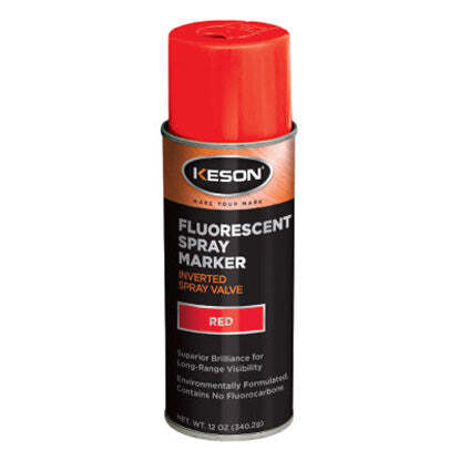 Keson SP16RO Spray Paint 16 Oz Red-Orange