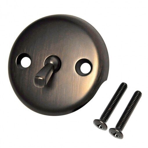 Overflow Plate with Trip Lever in Oil Rubbed Bronze