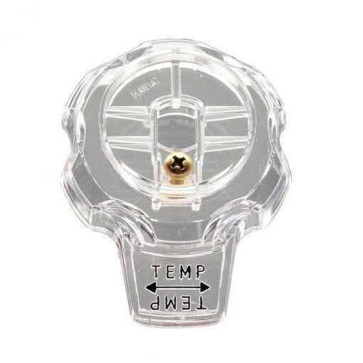Temp. Control Knob Faucet Handle for Mixet Faucets in Clear