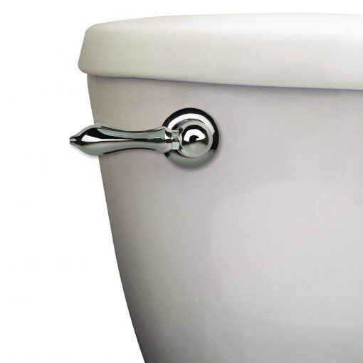 Universal Decorative Toilet Handle in Chrome