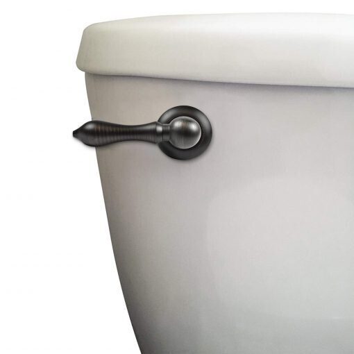 Universal Decorative Toilet Handle in Oil Rubbed Bronze