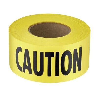 Barwalt 72600 Caution Tape 3 Inch x 1000'