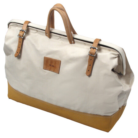 Kraft WL200 20" Deluxe Leather Bottom Canvas Bag