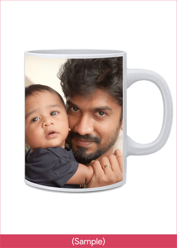 Customized Photo on Coffee Mug | Personalized Photo on Coffee Mug | Mug for Gift | Cup for Gift - White Ceramic Mug, 325 ml