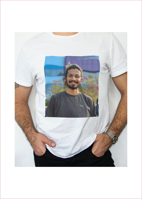 Customized Photo Printed Cotton T-Shirt