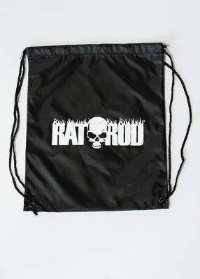 RATROD Magazine Logo Nylon Drawstring bag
