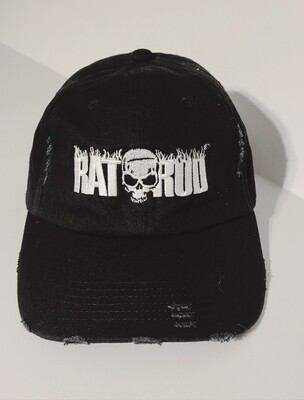 RATROD Hat - Embroidered - distressed