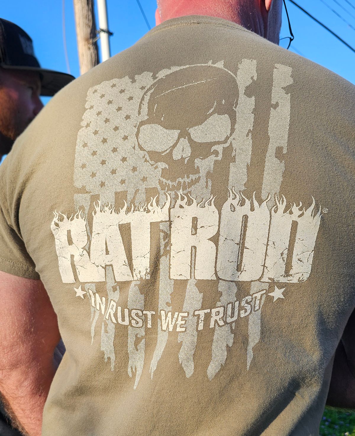 Men&#39;s tee  IN RUST WE TRUST (Prairie dust)