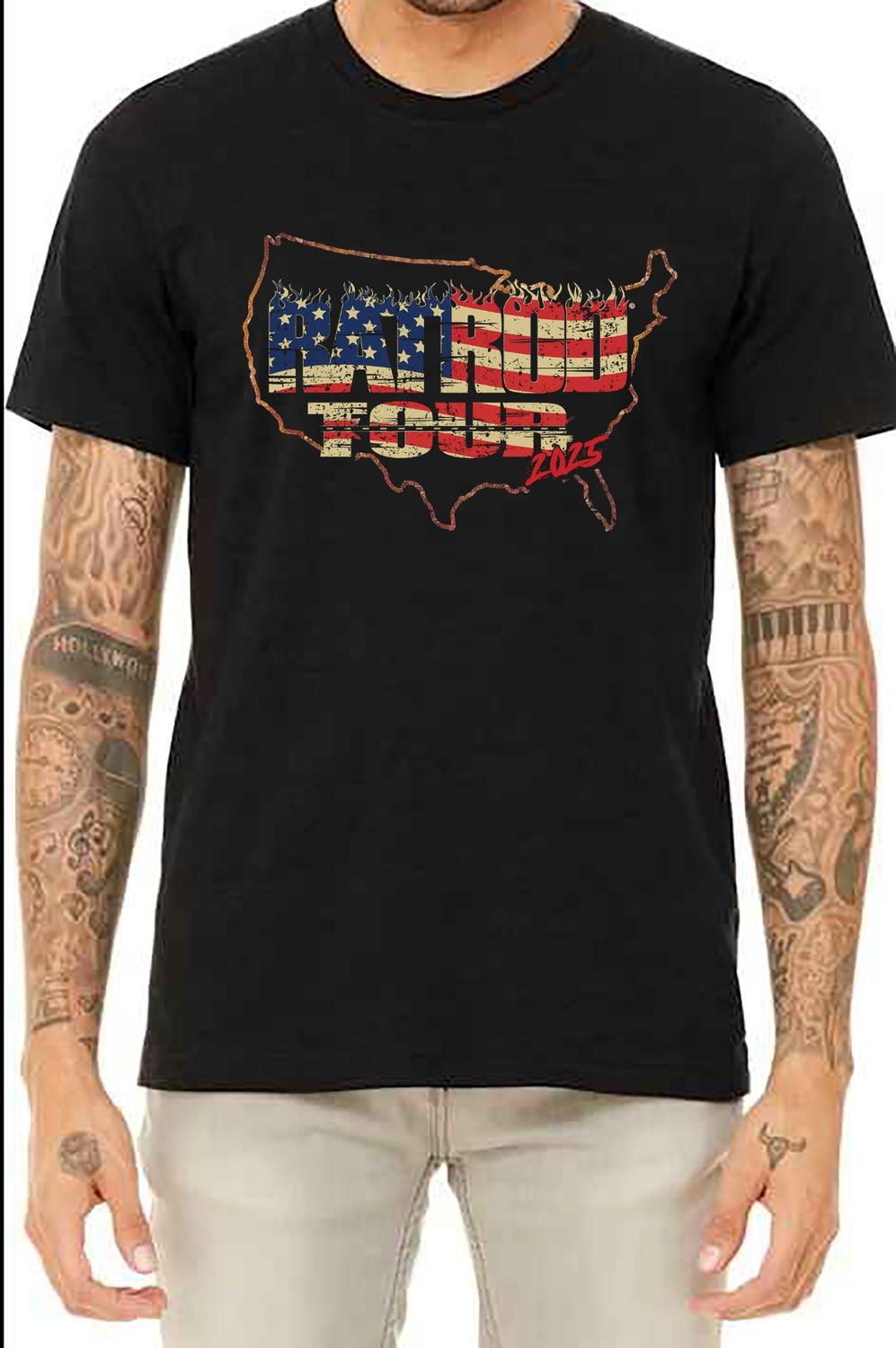 RATROD TOUR 2025 Tee-Men&#39;s