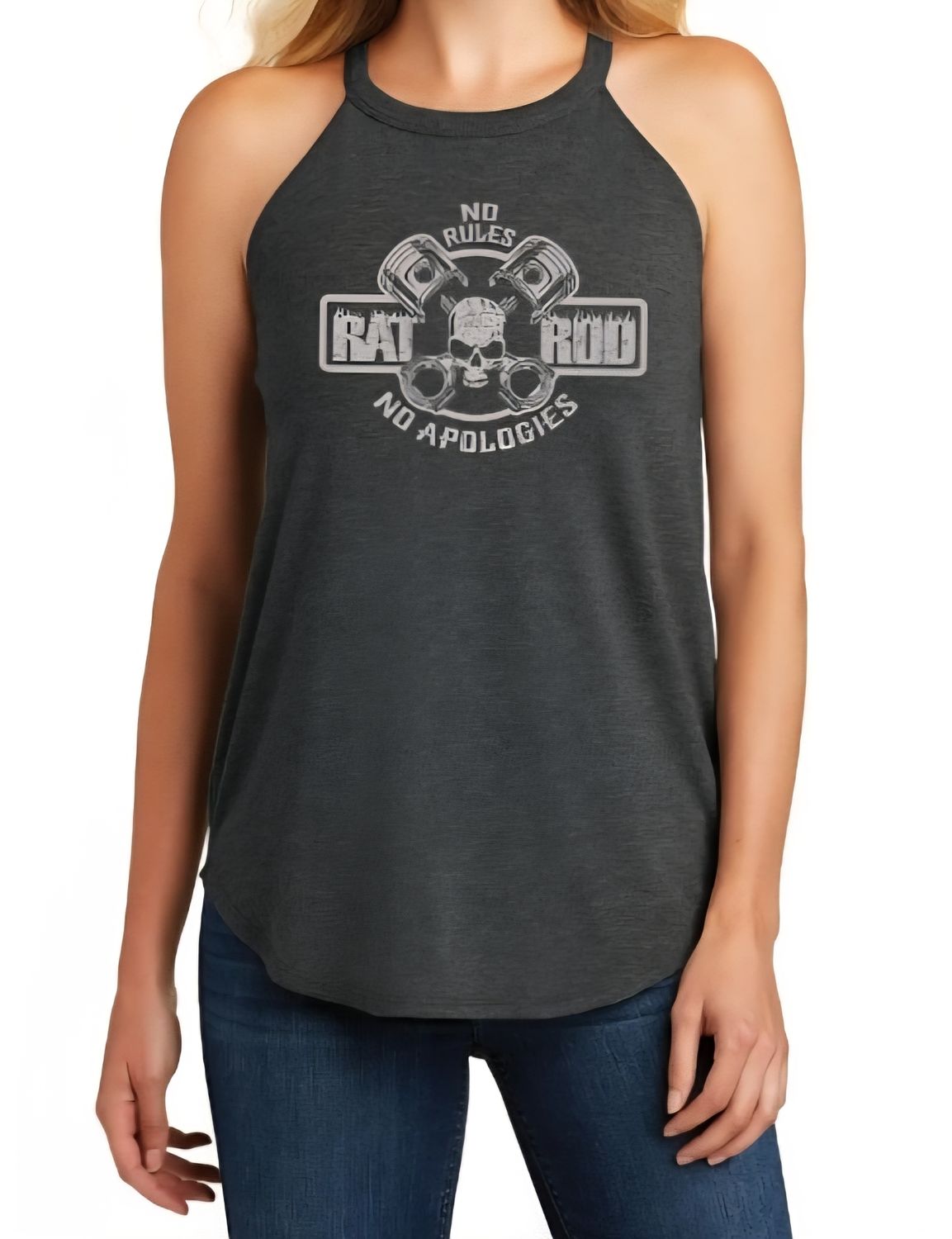 Ladies Rocker Tank "NO RULES "