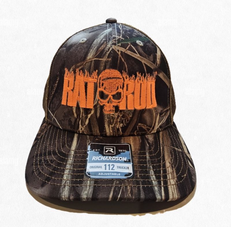 RATROD Hat -  Embroidered Camouflage Hat
