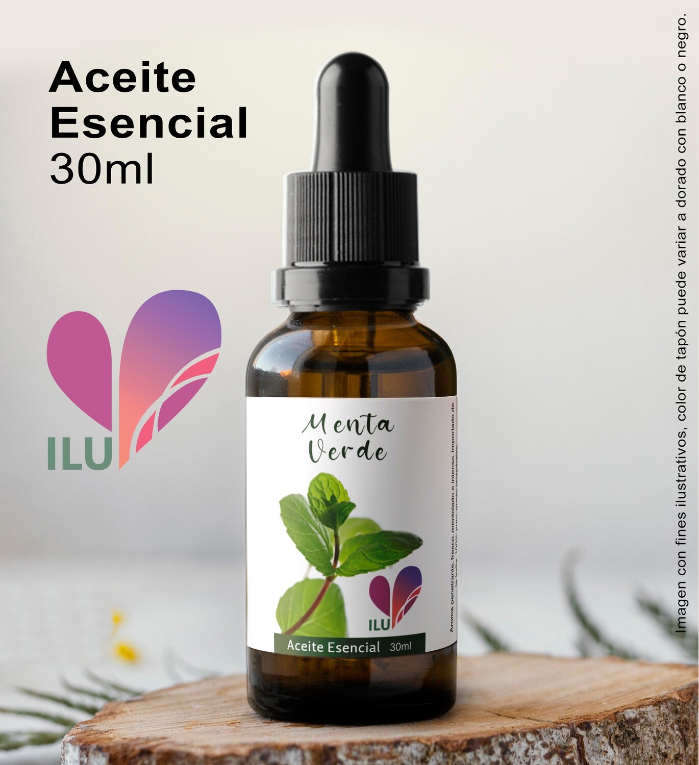 Aceite esencial de Menta Verde