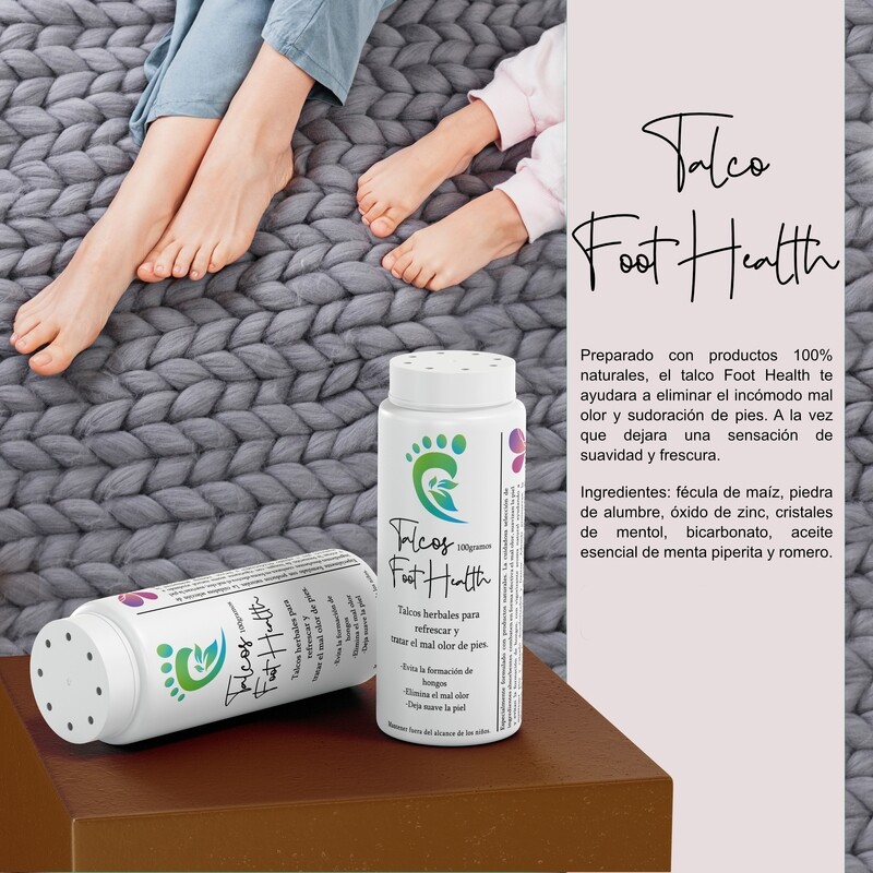 Talco natural Foot Health