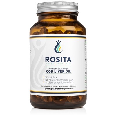 Extra Virgin Cod Liver Oil 90 Softgels Rosita
