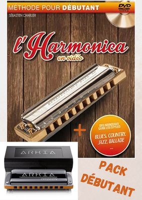 PACK DÉBUTANT : Méthode + Harmonica ARKIA Origin en Do PACK DÉBUTANT : Méthode + Harmonica ARKIA Origin en Do