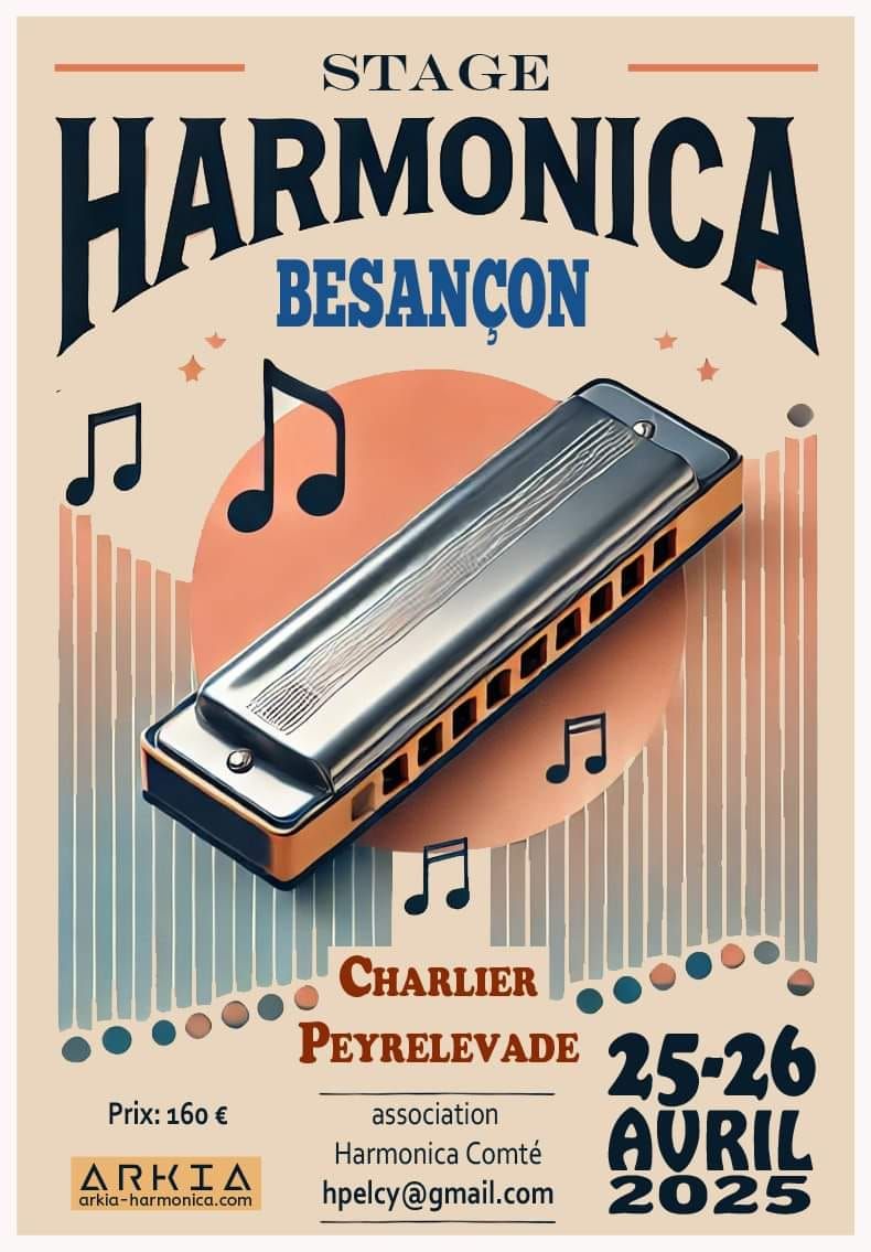 Solde stage Harmonica Comté - 2025