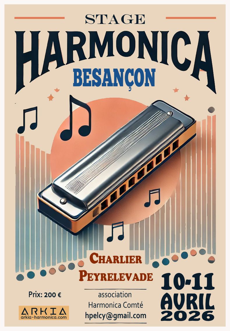 Inscription stage Harmonica Comté - 2026