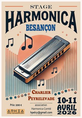 Inscription stage Harmonica Comté - 2026