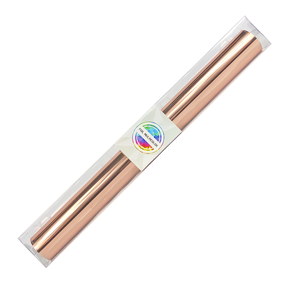 Foil Reactivo al Calor - Color Dorado Rosado 3 Metros