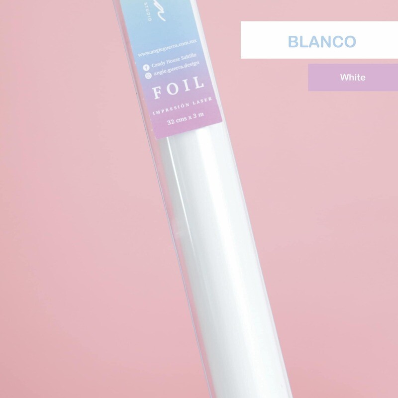 Foil  Blanco 3 Metros Marca ANGIE GUERRA