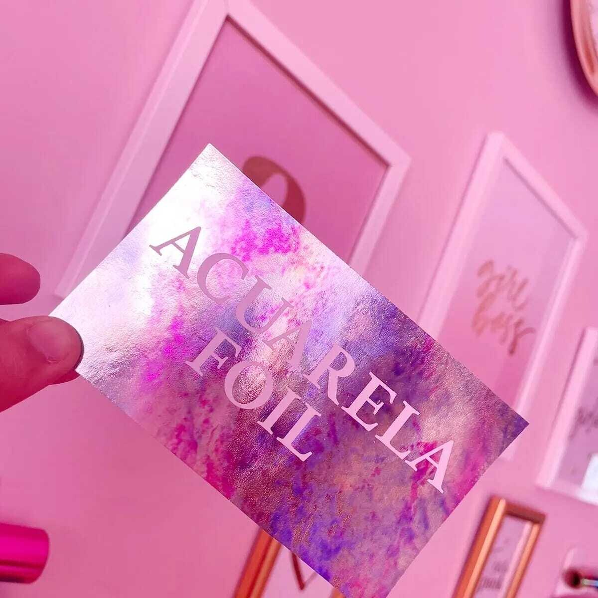 Foil  Acuarela 3 Metros Marca ANGIE GUERRA
