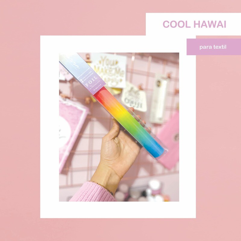 FOIL TEXTIL ANGIE GUERRA  Color Cool Hawai 3 Metros