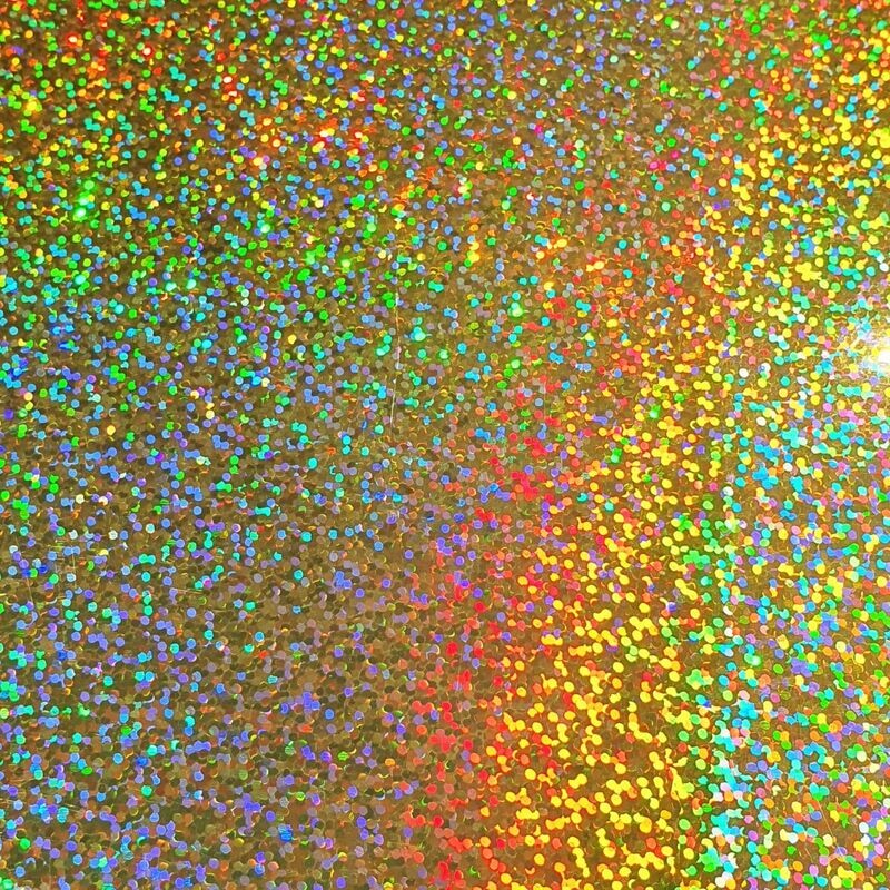 Vinil Adhesivo - Dorado Escarchado