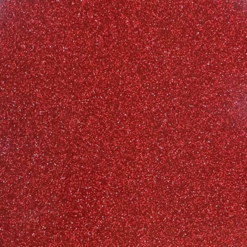 Vinil Adhesivo Ultra Glitter- Rojo