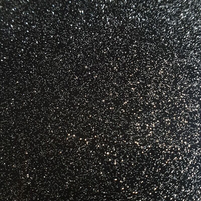 Vinil Adhesivo Ultra Glitter - Negro