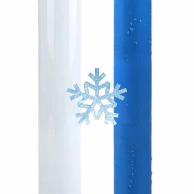 Vinil Adhesivo Frozen Magic - Blanco / Azul