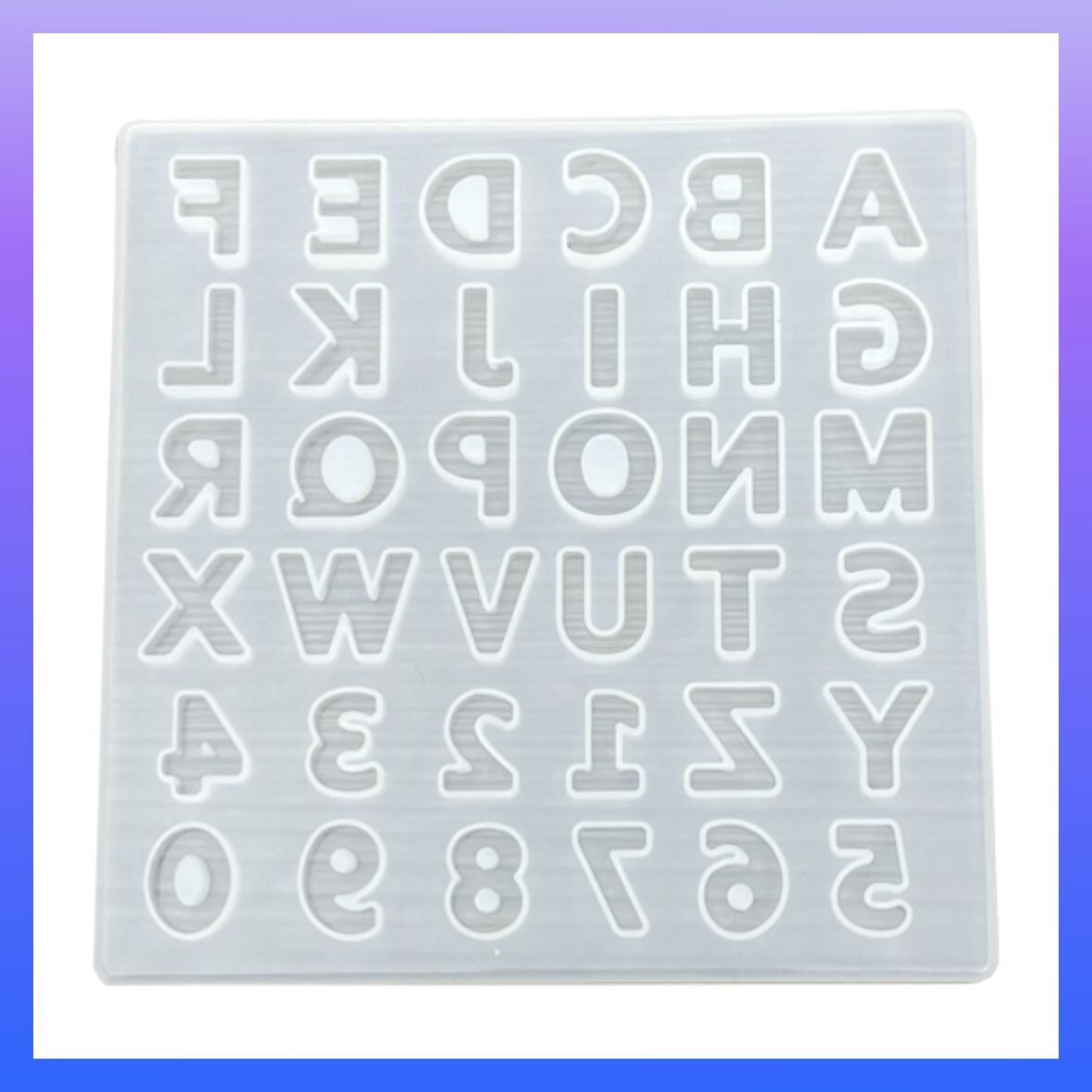 Molde de Letras y Números Mini