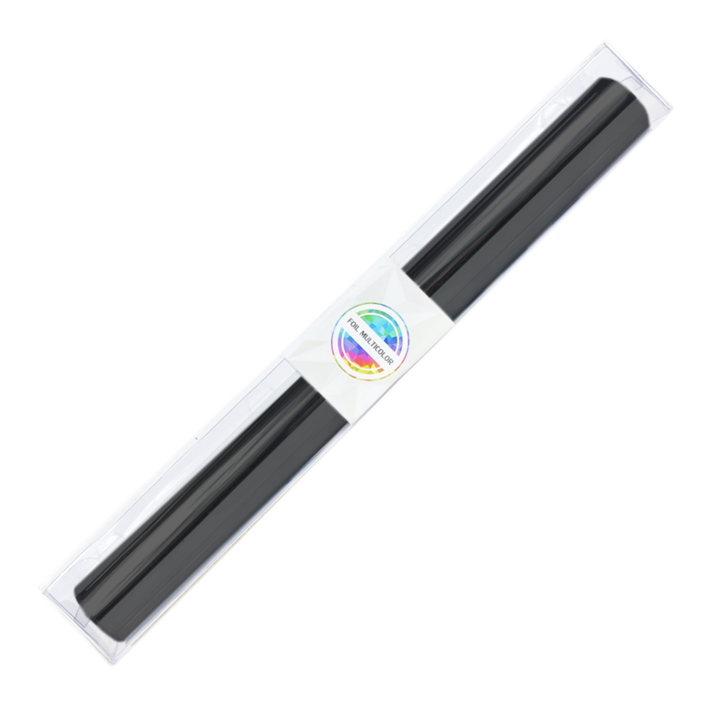 Foil Multicolor Color Negro 10 Metros